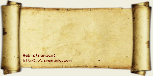 Jasmina Karan vizit kartica